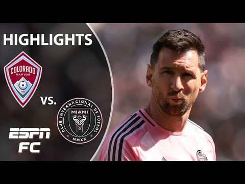 Lionel Messi BRACE 🔥 Colorado Rapids vs. Inter Miami | MLS Highlights | ESPN FC