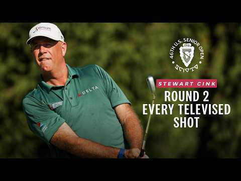 Stewart Cink, Round 2 | Every Televised Shot: 2026 U.S. Senior Open Highlights