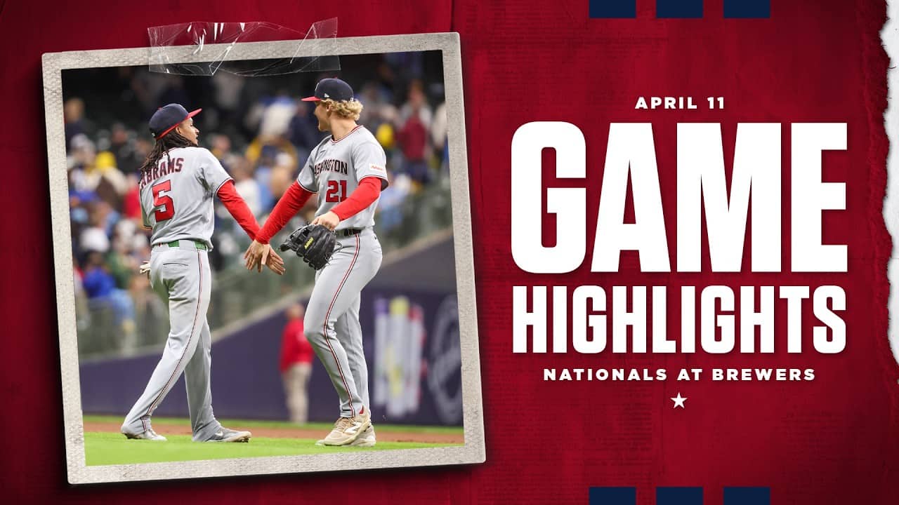 Nationals vs. Brewers Game Highlights (4/11/26)