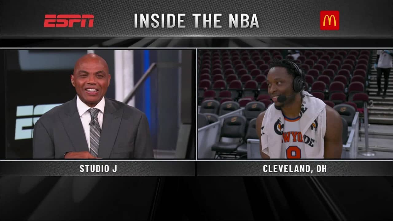 Charles Barkley asks OG Anunoby what is his real name and tries to pronounce it 🤣 | Inside the NBA
