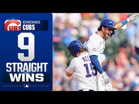 Cubs WALK IT OFF to win their 9TH STRAIGHT GAME! 🐻😲 (Ft. Dansby Swanson's CLUTCH walk-off knock!)