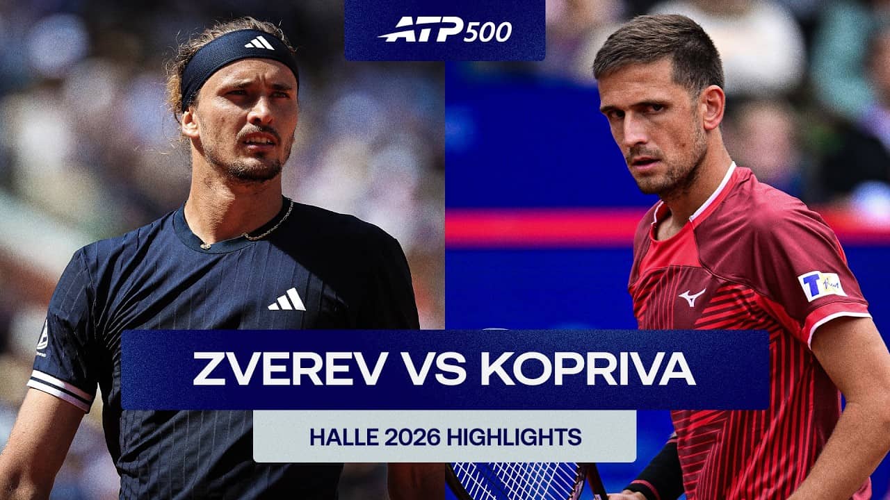 Alexander Zverev vs. Vita Kopriva Highlights | Halle 2026 R1