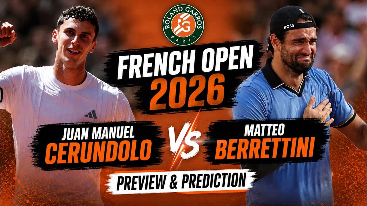 Juan Manuel Cerundolo vs Matteo Berrettini | French Open R4 | Roland Garros | Preview & Prediction