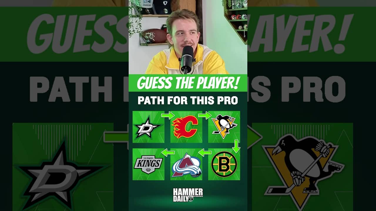Guess This NHL Player Based On Their Path! #nhl #hockey #nhlplayoffs