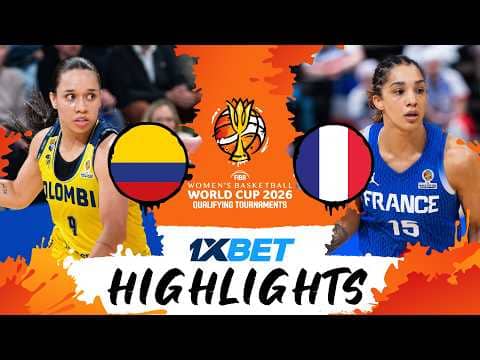 Colombia 🇨🇴 v France 🇫🇷 | Highlights | #FIBAWWC 2026 Qualifying Tournament
