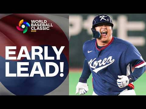 Team Korea scores 3 runs to open their World Baseball Classic clash with Team Japan!