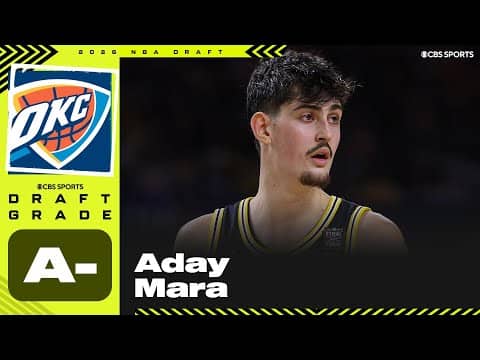 Aday Mara selected No. 12 overall by Thunder | 2026 NBA Draft Grades & Instant Reaction
