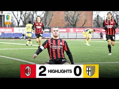 Un gol per tempo: Zukić e Scotti per tre punti pesanti | Milan 2-0 Parma | Primavera 1 Highlights