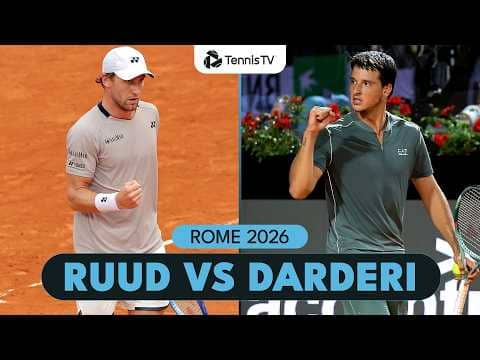 Ruud Battles Darderi For A Place In The Finals 💪 | Rome Highlights 2026