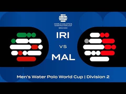 LIVE | Iran vs Malta | Men's Water Polo World Cup 2023 | Berlin