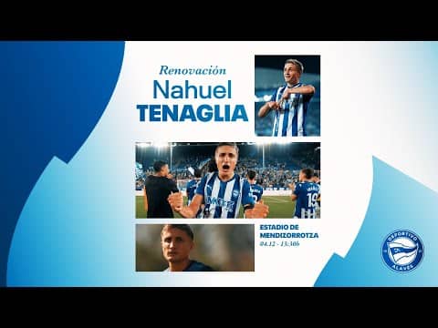 Rueda de prensa | Renovación de Nahuel Tenaglia | Deportivo Alavés