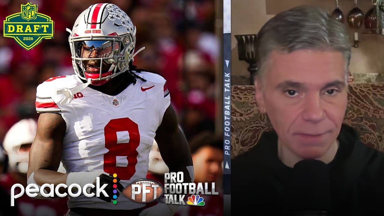 Arvell Reese goes to the New York Giants at draft pick No. 5 | Pro Football Talk | NFL on NBC