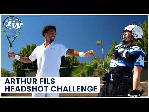 This Could’ve Gone VERY Wrong: Ultimate Tennis Accuracy Challenge with ATP Pro Arthur Fils 😂