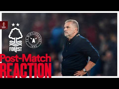 Ange Postecoglou's Midtjylland Reaction 🗣️