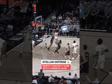 Trey Murphy got WAY up 😳