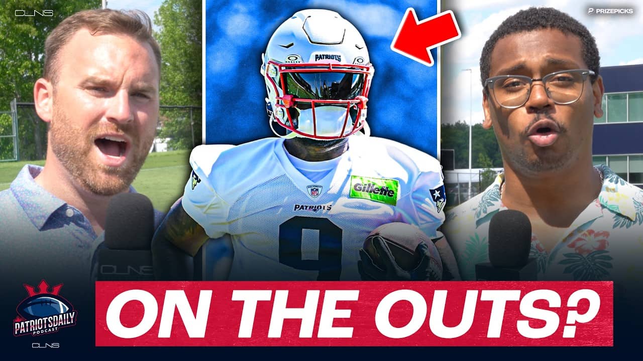 Kayshon Boutte Sees ZERO 11v11 Reps at Final Minicamp Practice | Patriots Daily