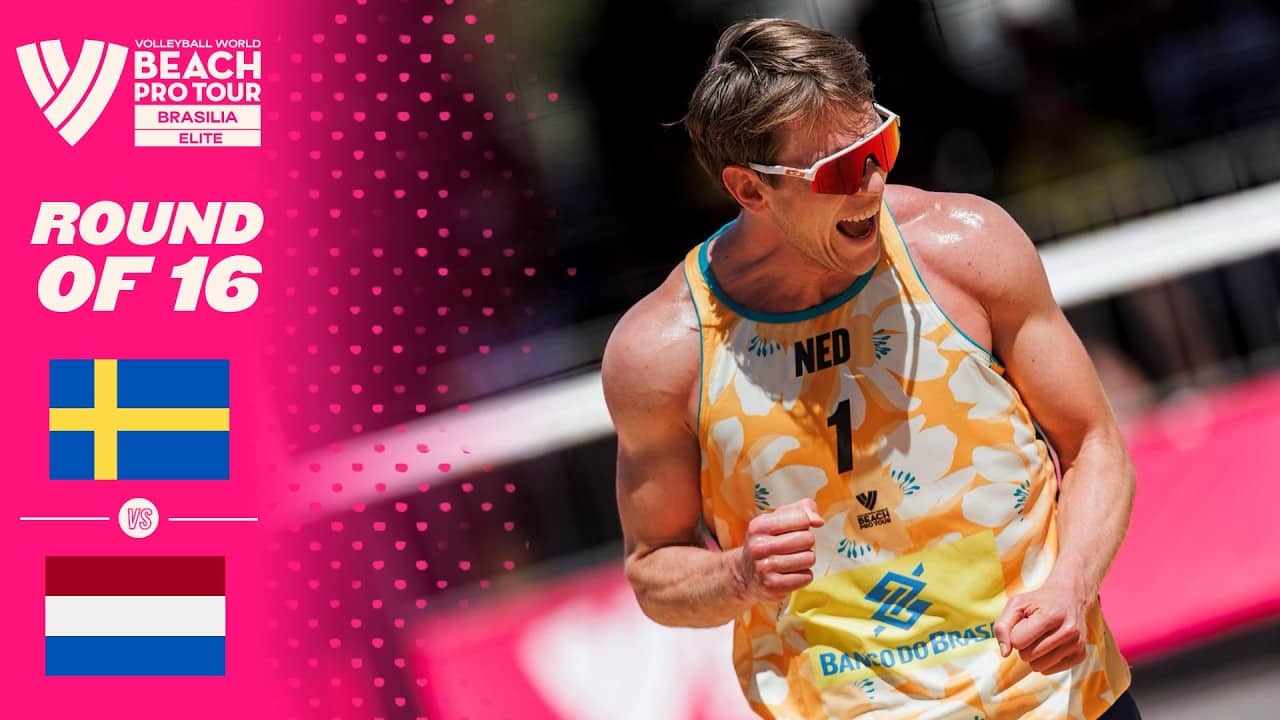 Åhman/Hellvig vs. Luini/Immers - Round of 16 Highlights | Brasilia 2026 #BeachProTour