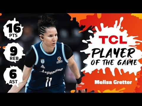Melisa Gretter (16 PTS) | TCL Player Of The Game | TUR vs ARG | #FIBAWWC 2026 Qualifying Tournament