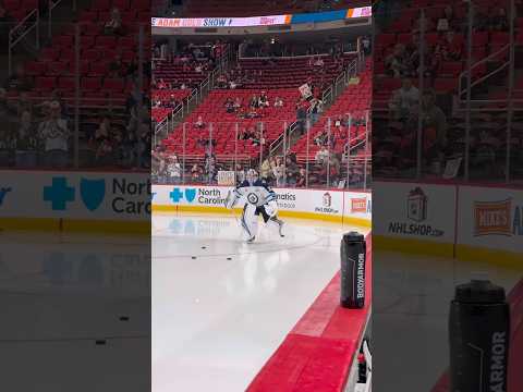 NHL debut for Thomas Milic! #gojetsgo