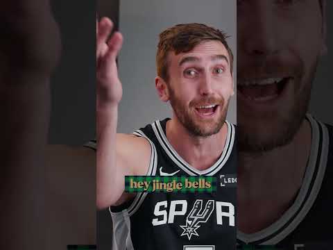 okay so we need to take Luke caroling ASAP 🎵🔔 #nba #spurs #lukekornet