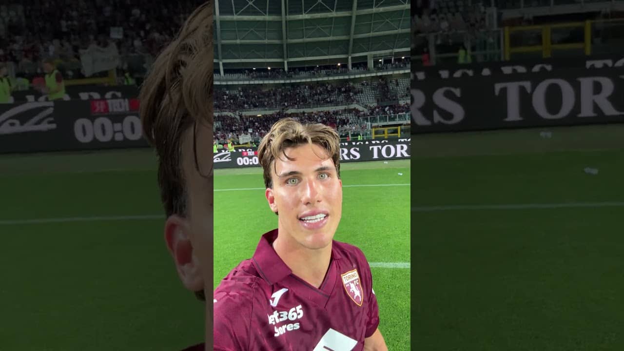 Un saluto dall'MVP del Derby, Cesare Casadei! 🏆🐂 #torojuve #seriea   #torinofc