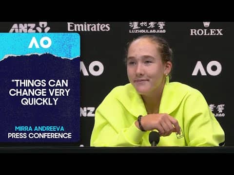 Mirra Andreeva Press Conference | Australian Open 2026 Second Round