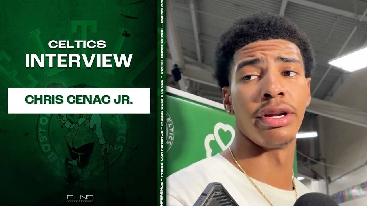 Chris Cenac Reacts to Getting Drafted by Celtics | Full Interview