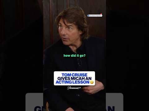 Tom Cruise gives Micah an Acting Lesson🎬🍿 | CBS Sports Golazo