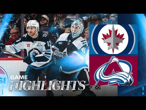 Colorado Avalanche vs. Winnipeg Jets - Game Highlights