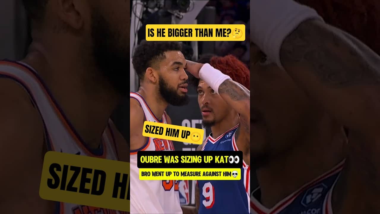 6'8 Oubre SIZING UP a 7 foot KAT😮
