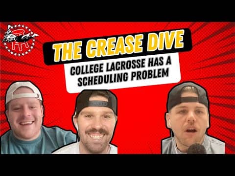 THE CREASE DIVE 2/27 -- COLLEGE LACROSSE HAS A SCHEDULING ISSUE
