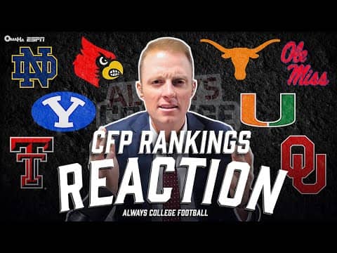 Texas A&M, Oregon & Notre Dame were ranked correctly! 👀 + CFP reaction! | Always College Football