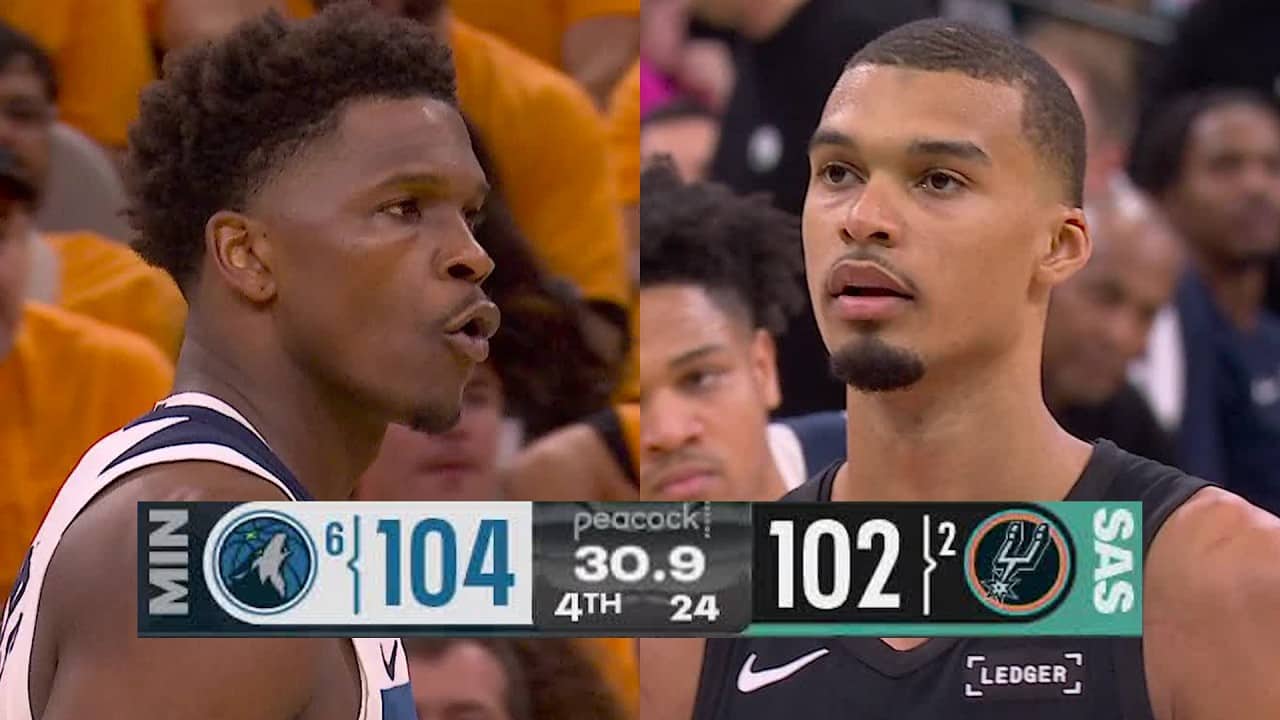 Final 2:16 WILD ENDING #6 Timberwolves  vs #2 Spurs | May 4, 2026