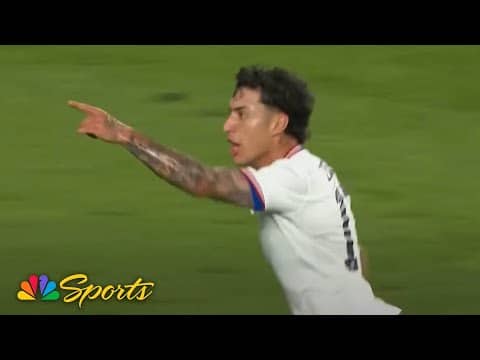 Alejandro Zendejas strikes first for USMNT against Japan with stunning volley | NBC Sports
