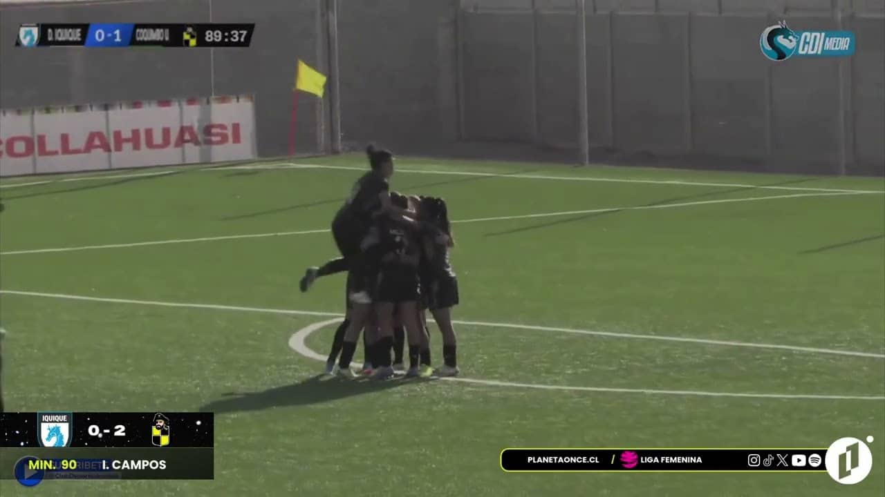 #GolesP11 D. Iquique 0-2 Coquimbo U. Fecha 14 2da Rueda Liga Femenina 27-06-2026