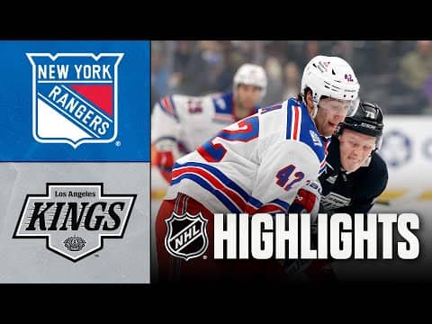 Rangers vs. Kings | NHL Highlights | January 20, 2026