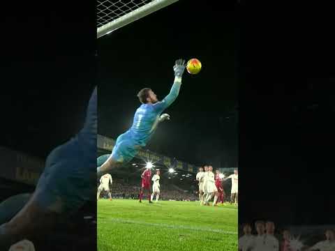 INCREDIBLE Lucas Perri save from van Dijk header