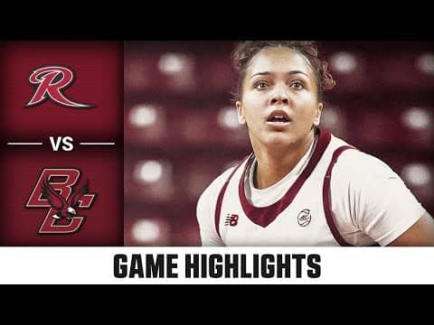 Rider vs. Boston College Game Highlights | 2025-26 ACC Women's Basketball