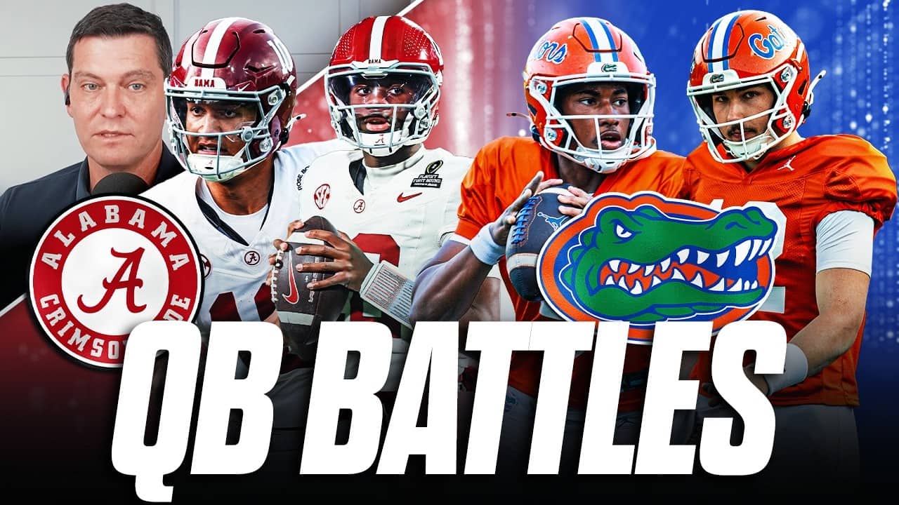 QB Battles in College Football: Does it HELP or HURT the locker room? Alabama & Florida's QB1 Battle