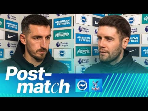 POST-MATCH | Hurzeler And Dunk | Brighton v Crystal Palace