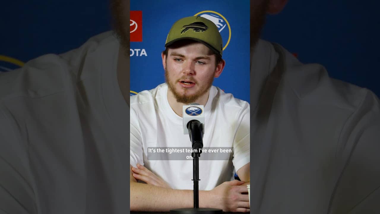 Zach Benson reflects on the 2025-26 season. #zachbenson #sabres #buffalo