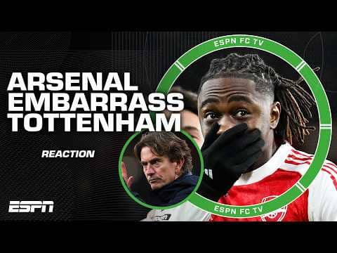 Spurs' 4-1 loss to Arsenal was 'EMBARRASSING' 🗣️ Juls goes off on Thomas Frank & Tottenham | ESPN FC