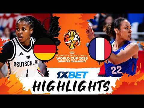 Germany 🇩🇪 v France 🇫🇷 | Highlights | #FIBAWWC 2026 Qualifying Tournament