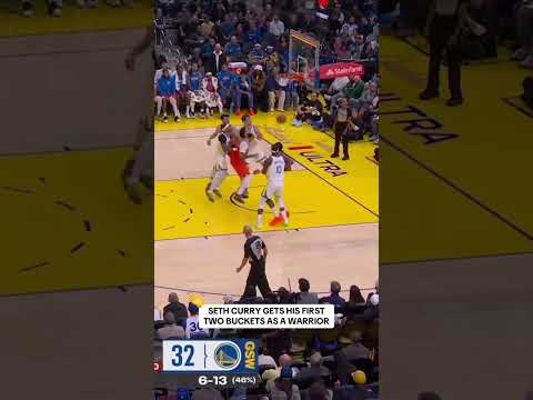 Seth Curry gets his first buckets as a Warrior 👏