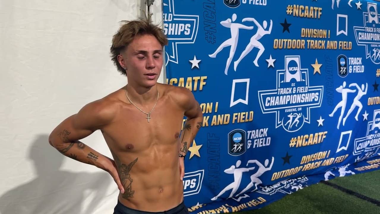 Villanova’s Marco Langon After Ending Collegiate Career With 4th Place In NCAA Championships 5000m
