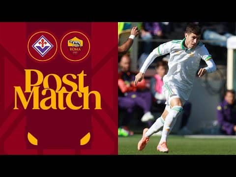 MATIAS SOULÉ | INTERVISTA POST FIORENTINA-ROMA