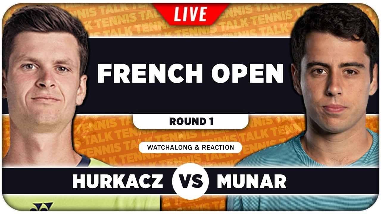 HURKACZ vs MUNAR • French Open 2026 • LIVE Tennis Watchalong