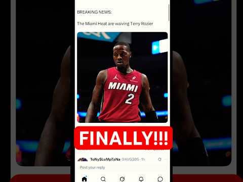 Miami Heat have WAIVED Terry Rozier! Finally!!! #nba #fyp #shorts #trending #terryrozier