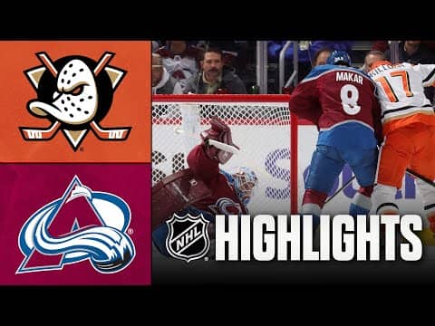 Ducks vs. Avalanche | NHL Highlights | January 21, 2026