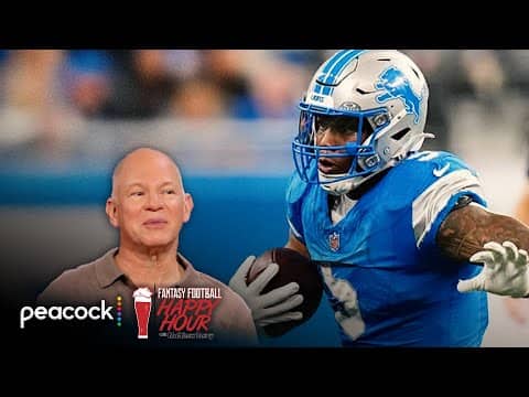 Lions' David Montgomery faces bad WAS defense in Week 10 | Fantasy Football Happy Hour | NFL on NBC